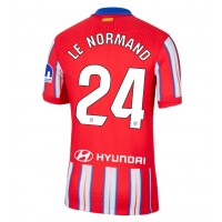 Atletico Madrid Robin Le Normand #24 Domáci futbalový dres 2024-25 Krátky Rukáv